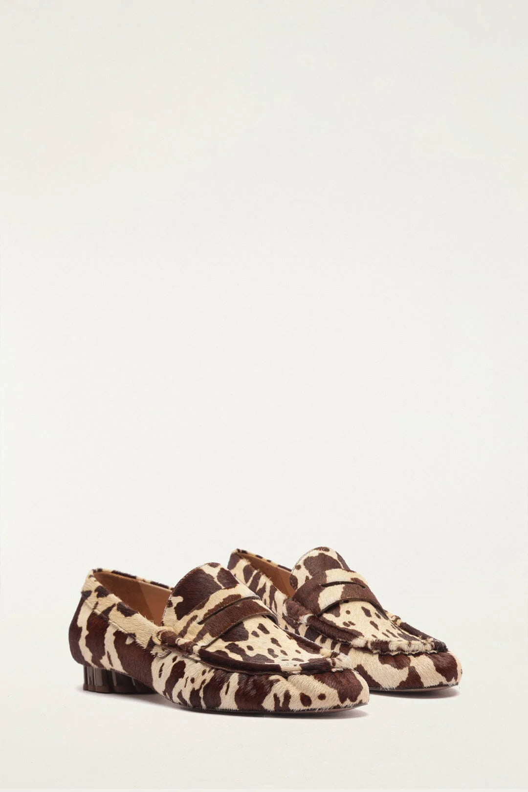 Animal Print Heeled Loafer