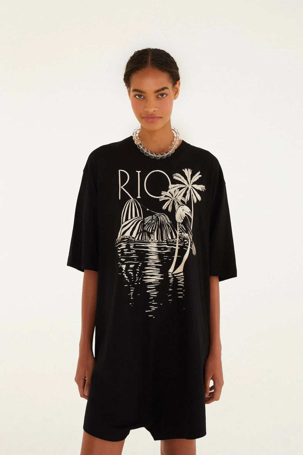 B&w Rio Organic Cotton Mini Jumpsuit