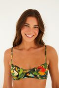 Bird Leaves Bikini Top