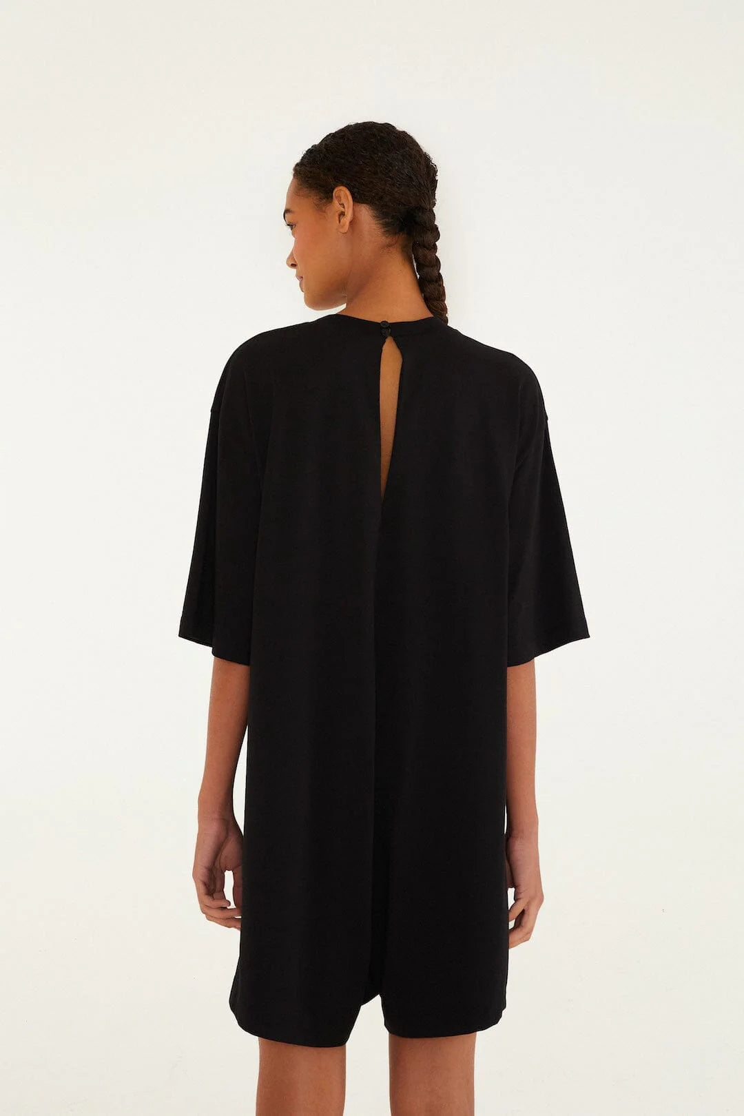 B&w Rio Organic Cotton Mini Jumpsuit