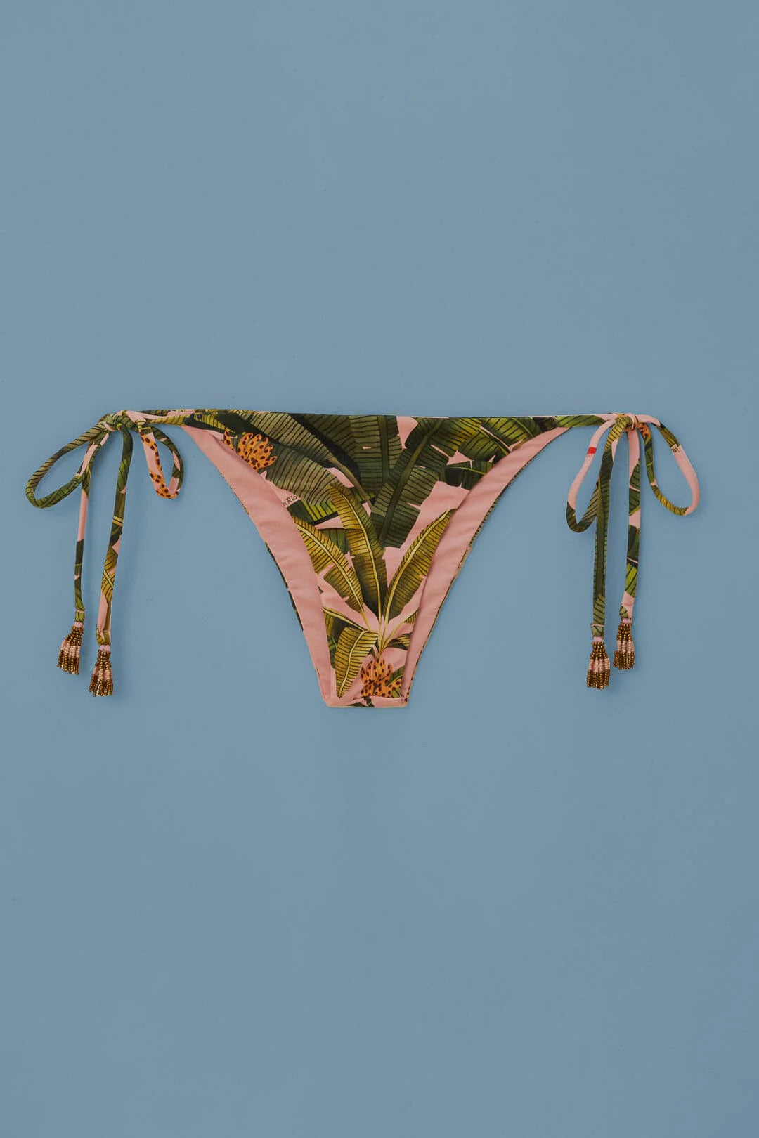 Banana Leaves Tie Side Bikini Bottom