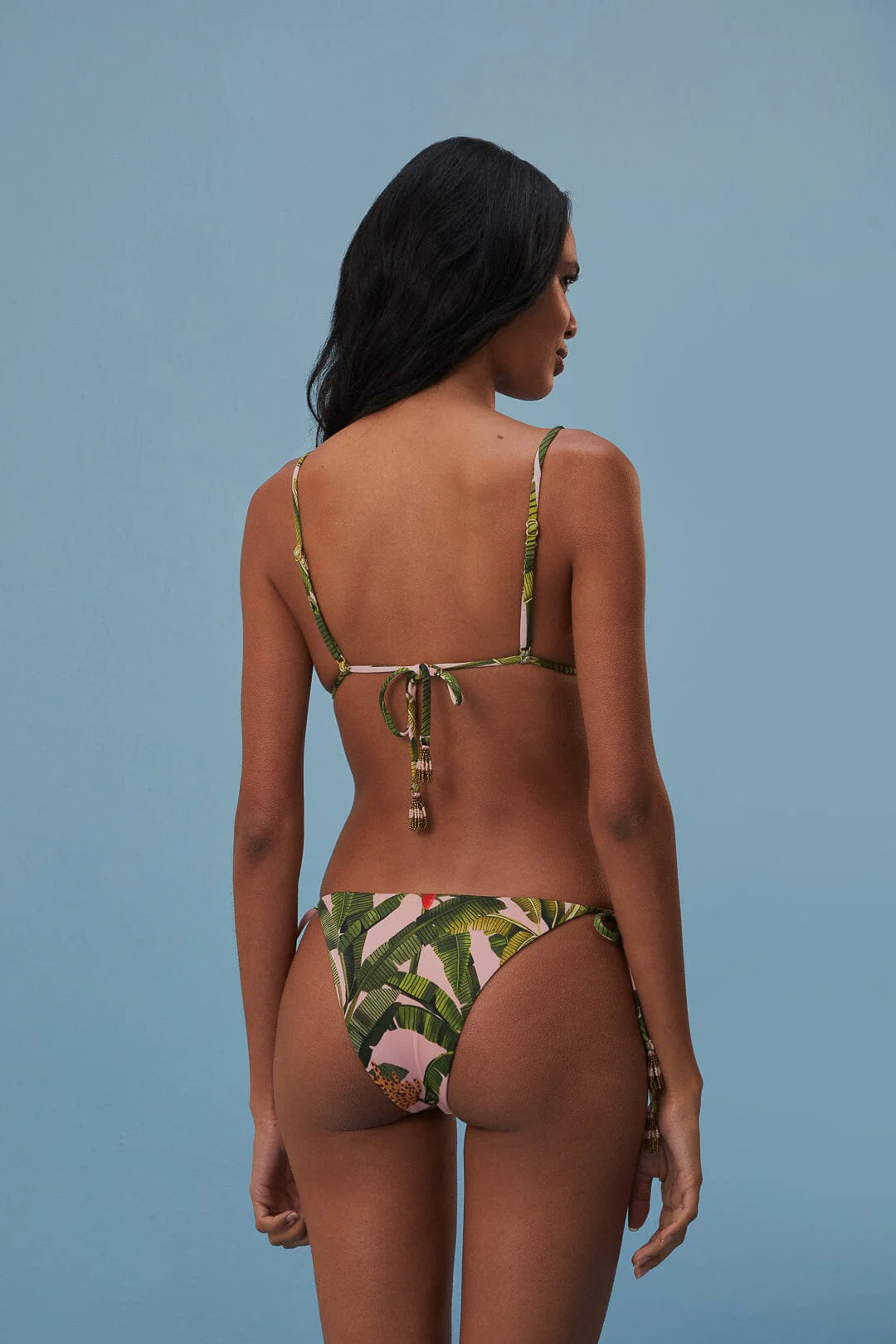 Banana Leaves Tie Side Bikini Bottom
