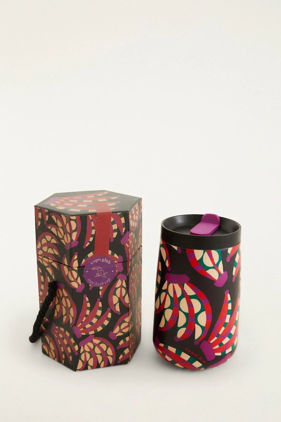 Banana Dots Insulated Stay Fresh Cup